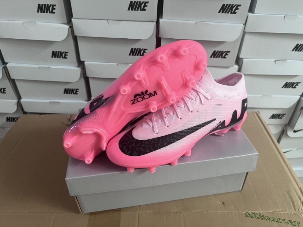 Men's Nike Air Zoom Mercurial Vapor 15 Elite FG Football Boots - Pink/Black