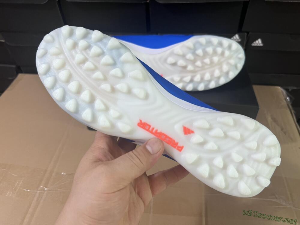 Unisex Adidas Predator 24 Elite TF Football Shoes - Blue/Red/White