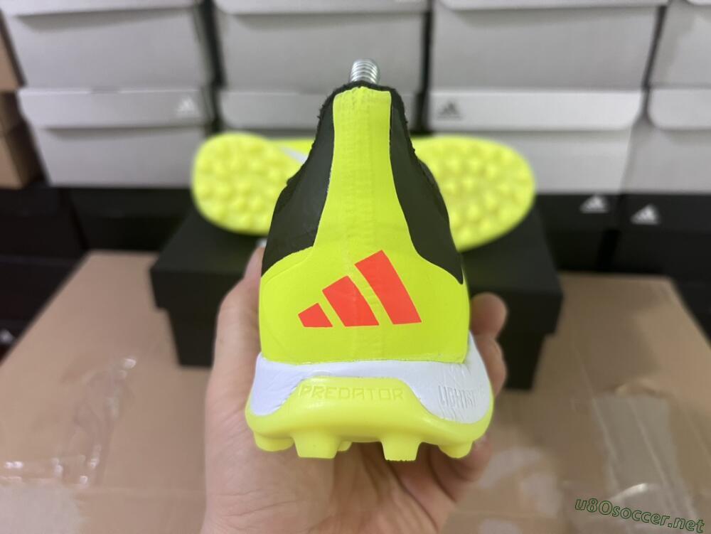 Men's Adidas Predator Accuracy Elite TF Football Shoes - Yellow/Black/Silver