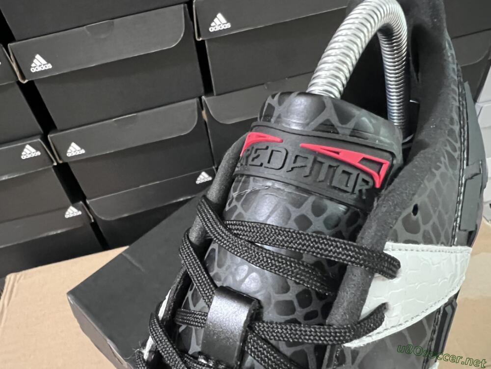 Men's Adidas Predator Accelerator 94 FG Football Boots - Black/White/Red