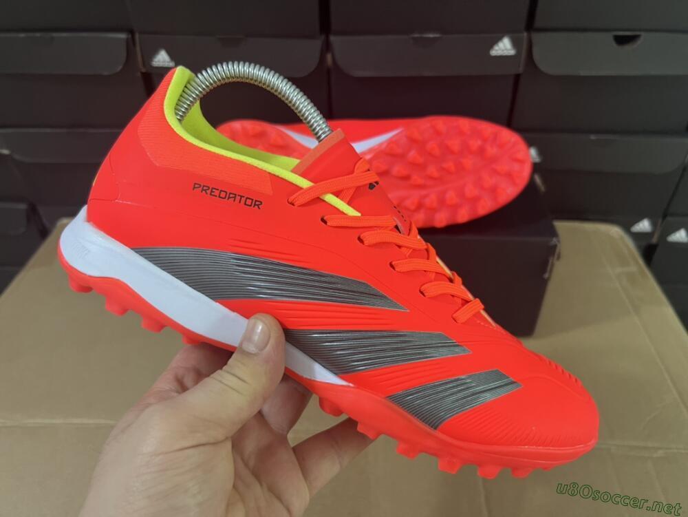 Men's Adidas Predator Elite TF Football Shoes - Red/Black/White