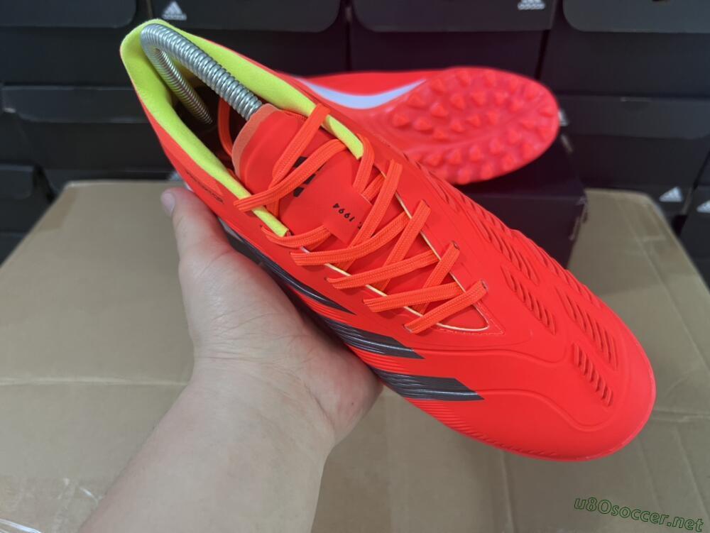 Men's Adidas Predator Elite TF Football Shoes - Red/Black/White