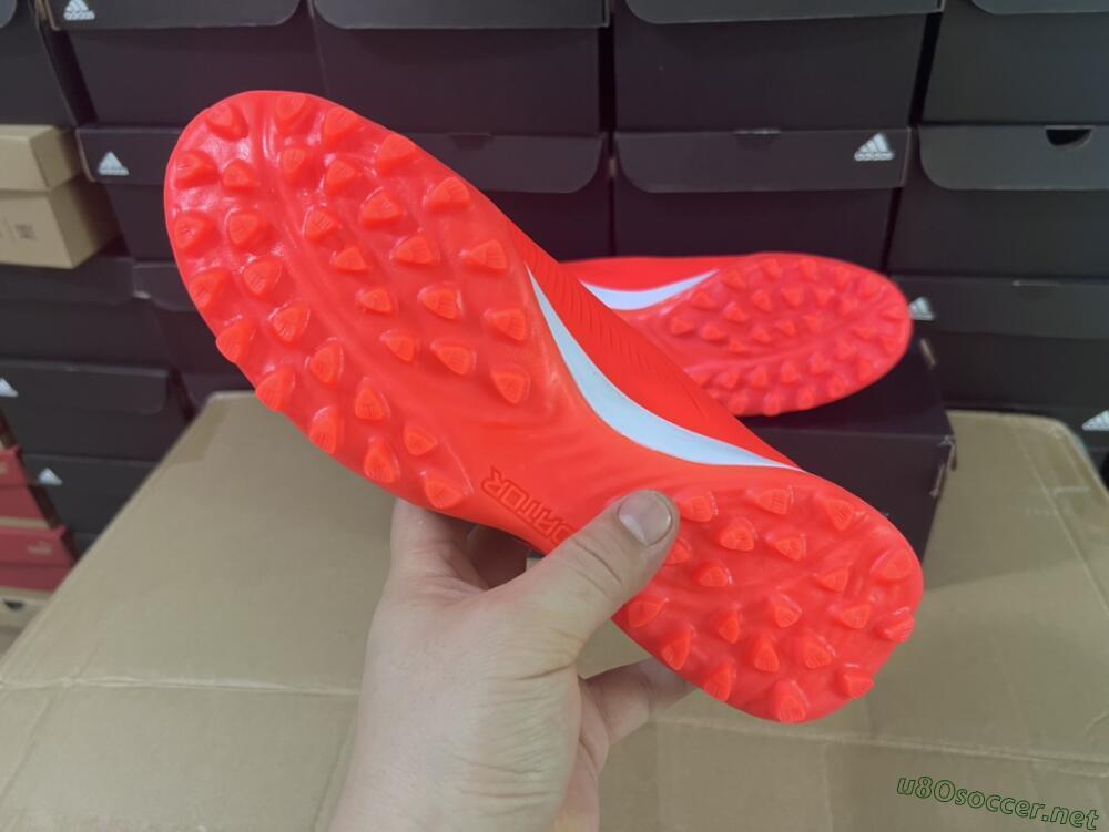 Men's Adidas Predator Elite TF Football Shoes - Red/Black/White