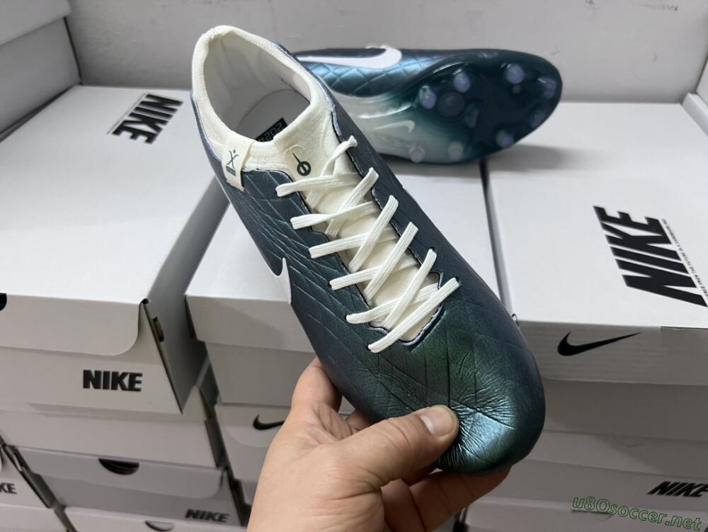 Men's Nike Tiempo Legend 10 Elite FG Football Boots - Jade/White