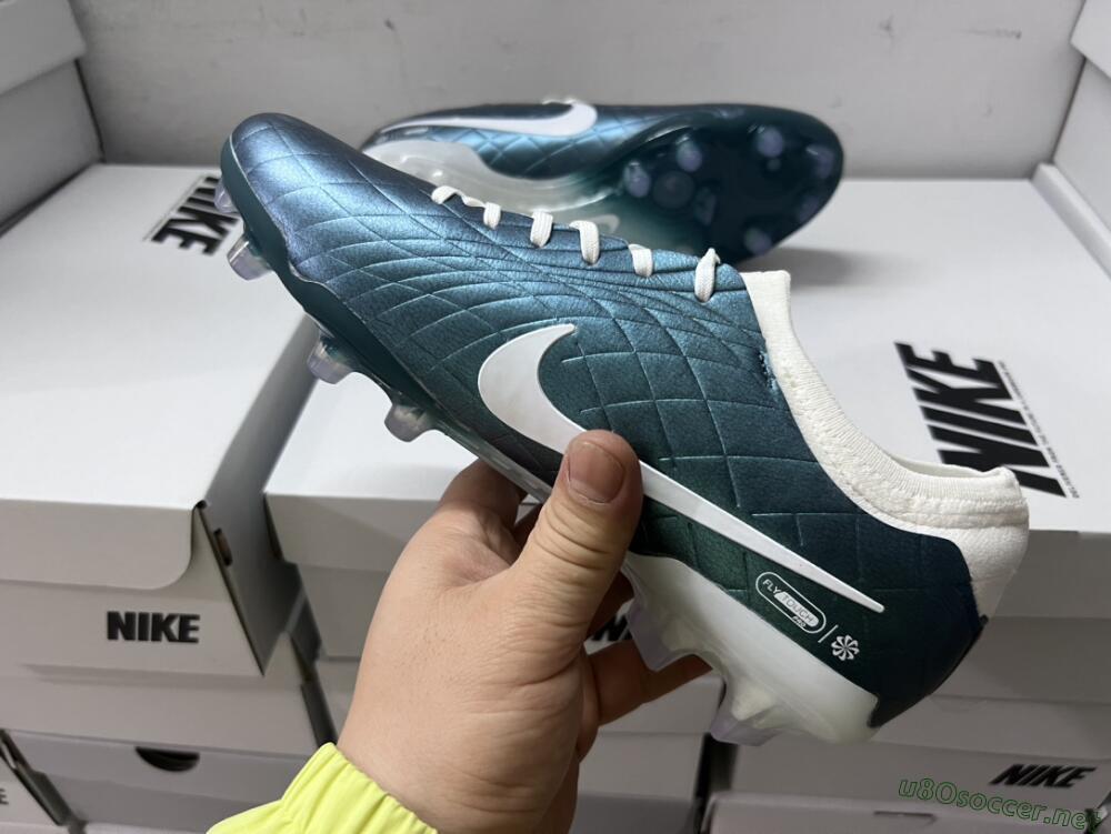 Men's Nike Tiempo Legend 10 Elite FG Football Boots - Jade/White