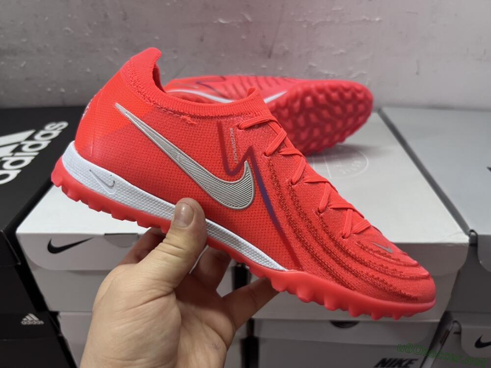 Men's Nike Phantom Luna 2 Elite TF Football Shoes - Red/Black/Blue/White