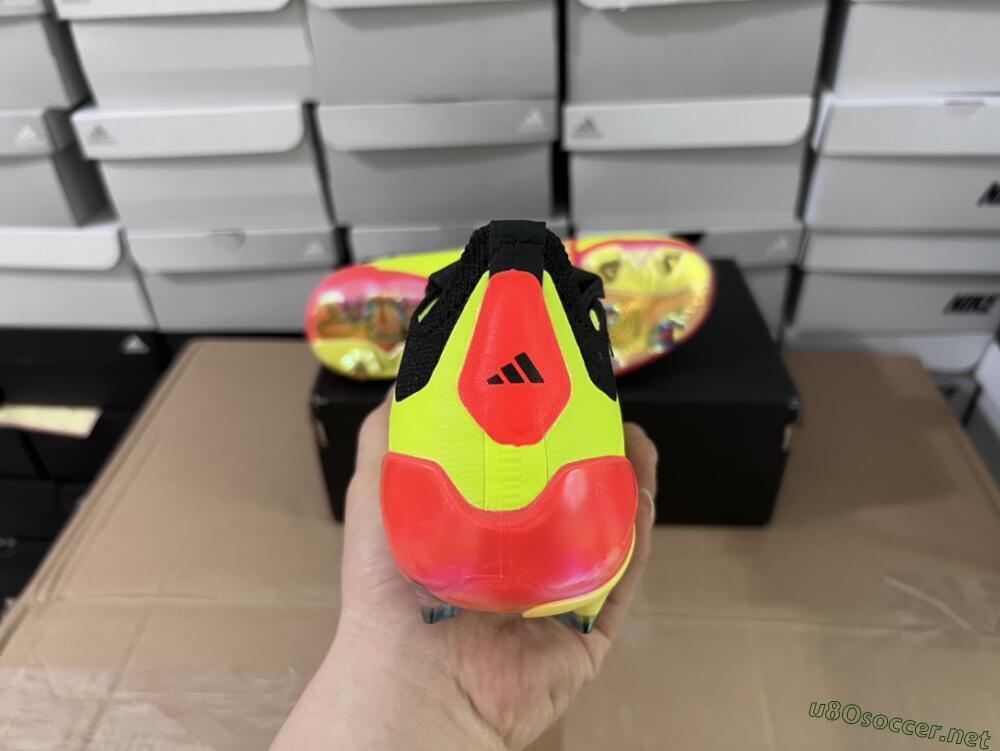Unisex Adidas Predator Elite Foldover Tongue FG Football Boots - Yellow/Black/Red