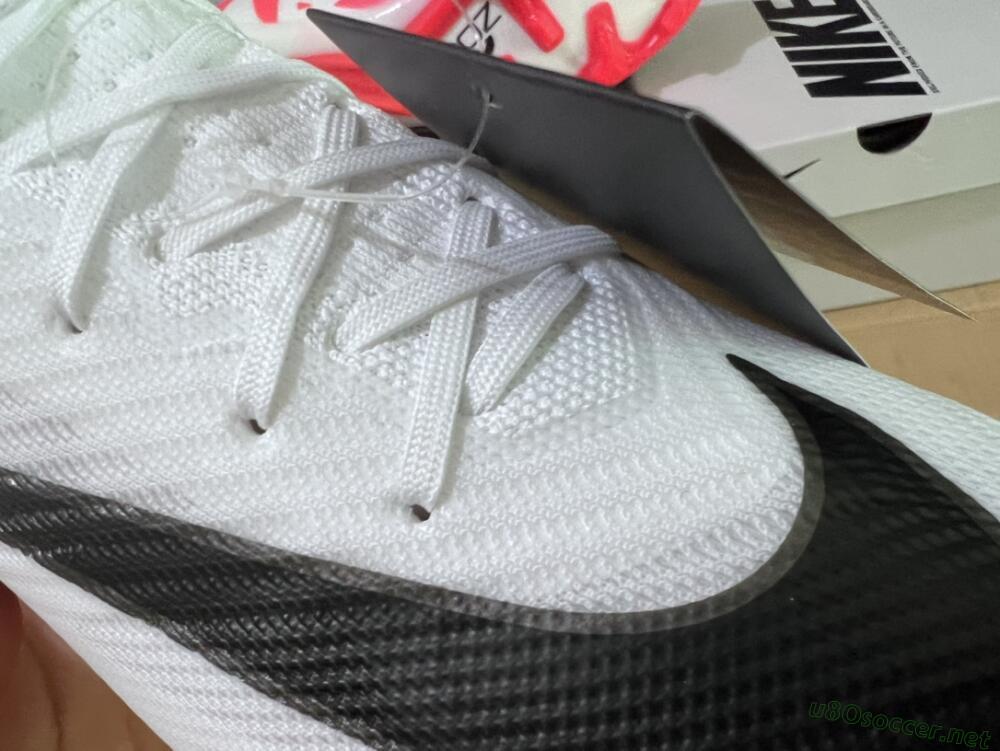 Men's Nike Air Zoom Mercurial Vapor 15 Elite FG Football Boots - White/Black/Red