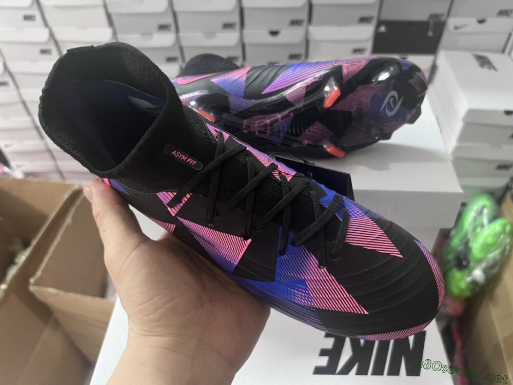 Men's Nike Phantom Luna Elite FG Football Boots - Black/Pink/Blue/Orange