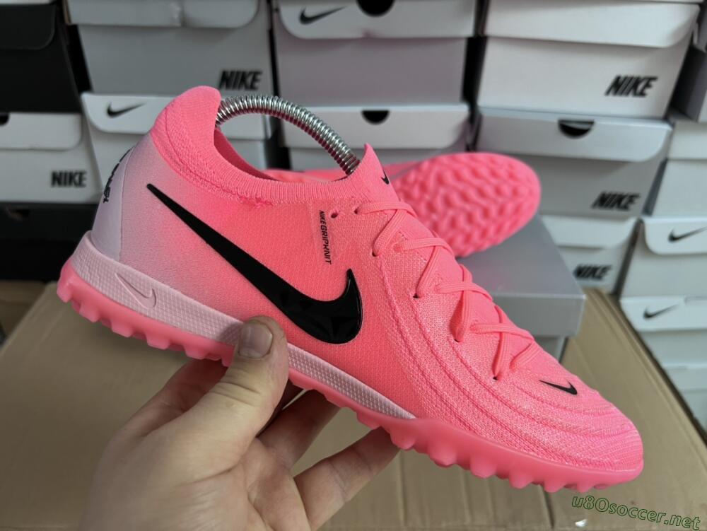 Unisex Nike Phantom Luna Elite TF Football Shoes - Pink/Black