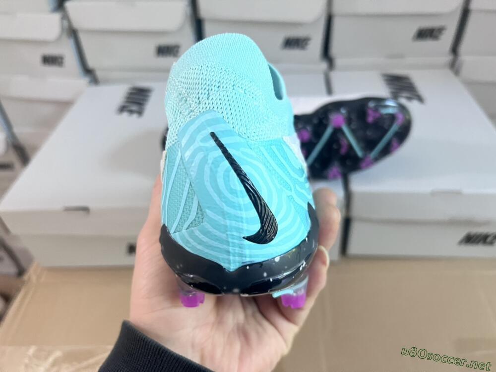 Men's Nike Phantom GX Elite FG Football Boots - Silver/Blue/Purple/Black