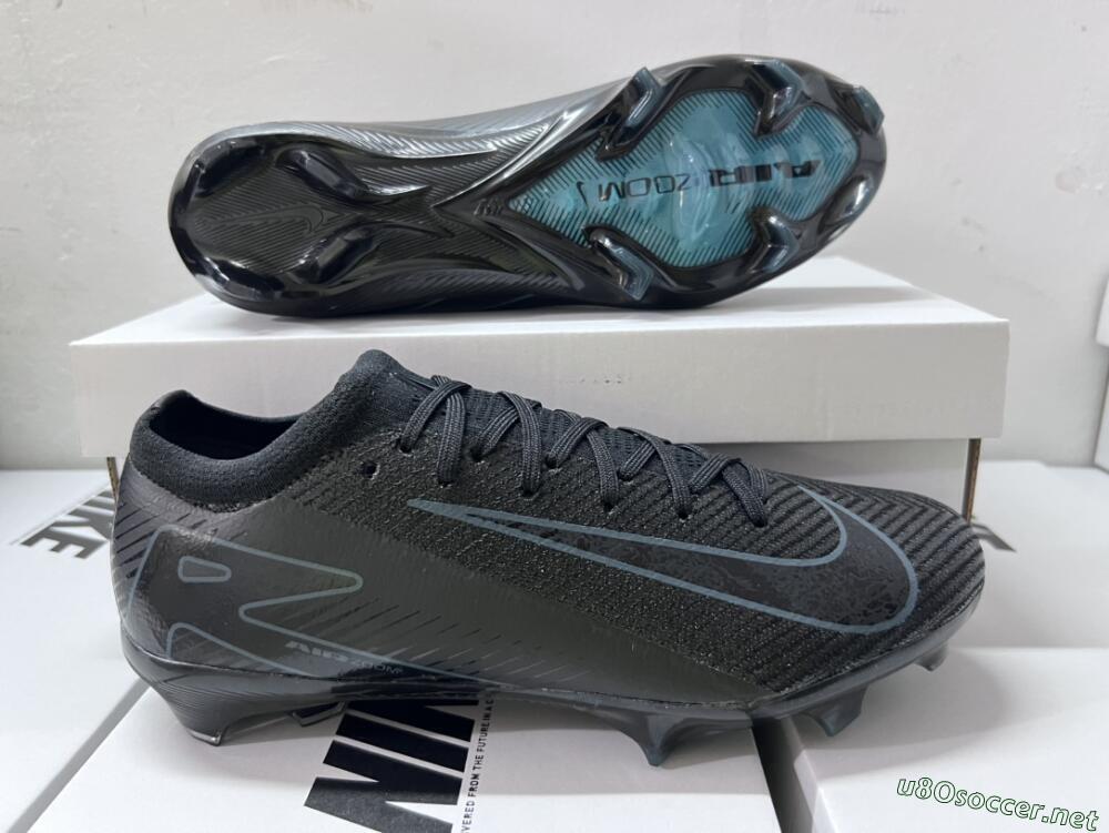 Men's Nike Air Zoom Mercurial Vapor 16 Elite FG Football Boots - Black/Blue/Jade