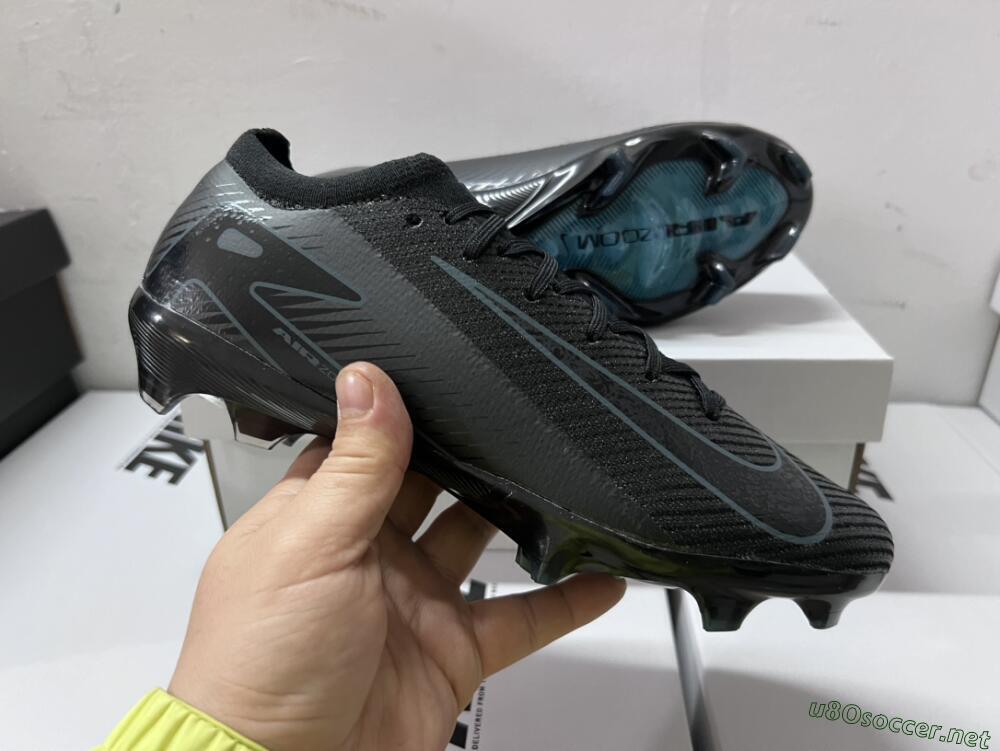 Men's Nike Air Zoom Mercurial Vapor 16 Elite FG Football Boots - Black/Blue/Jade