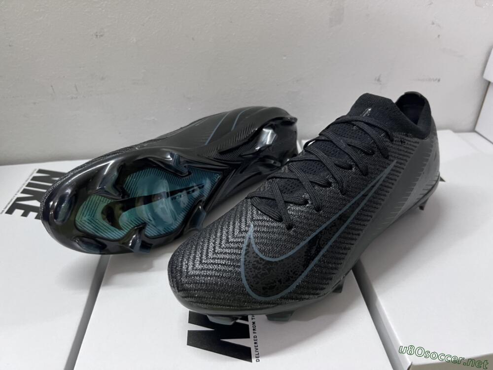 Men's Nike Air Zoom Mercurial Vapor 16 Elite FG Football Boots - Black/Blue/Jade