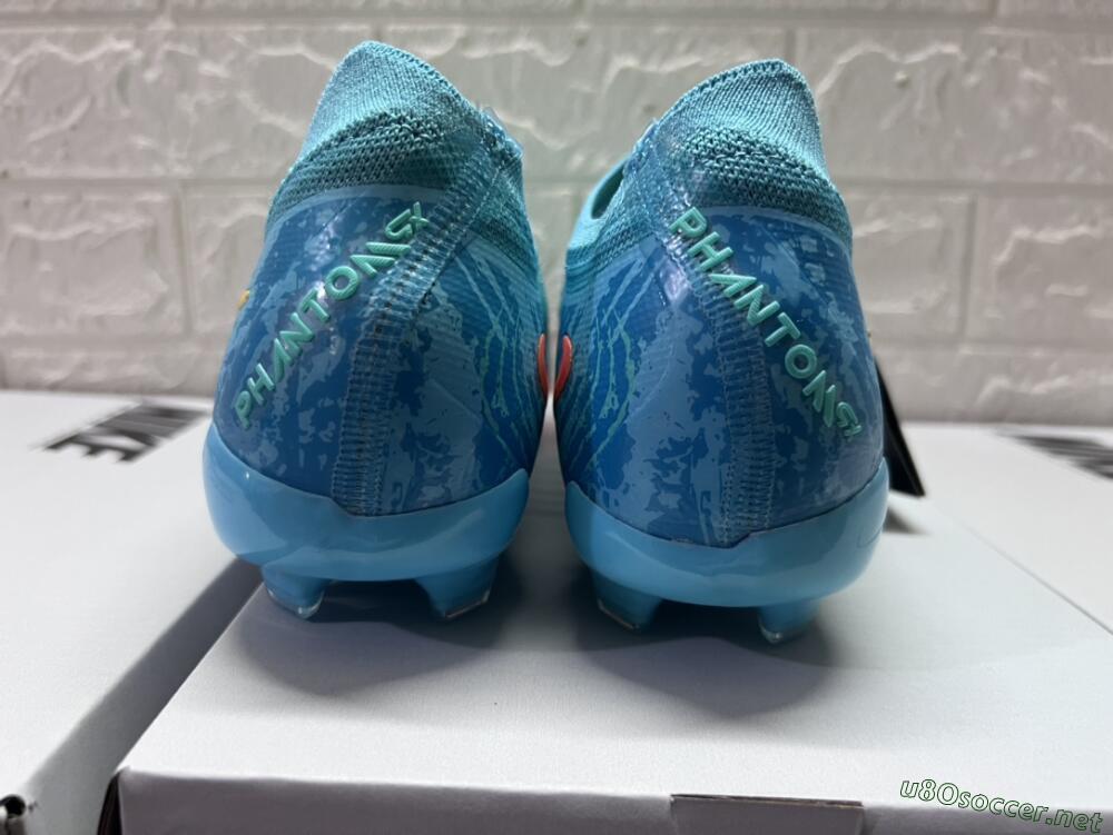 Unisex Nike Phantom Luna 2 Elite Vortex LV8 FG Football Boots - Green/Orange/Black