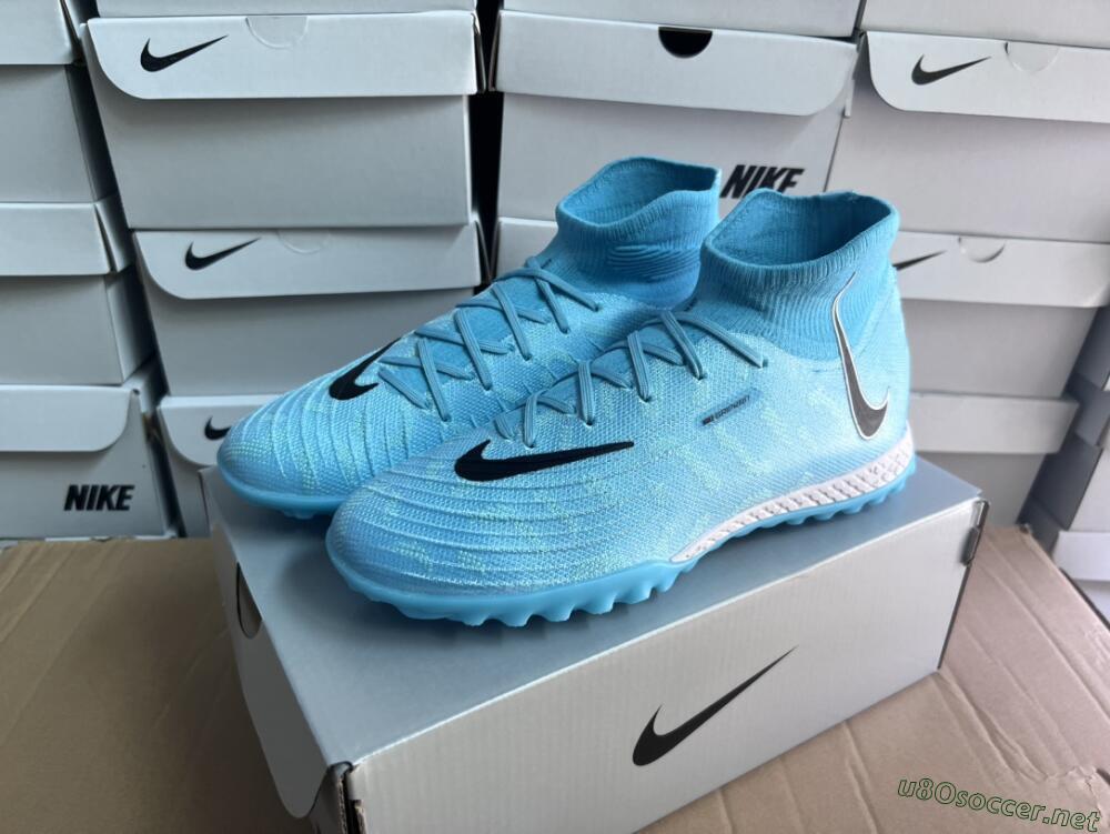Unisex Nike Phantom Luna Elite NU TF Football Shoes - Blue/Black/White