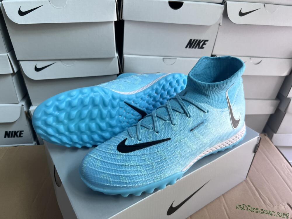 Unisex Nike Phantom Luna Elite NU TF Football Shoes - Blue/Black/White