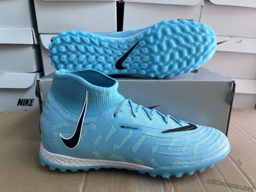 Unisex Nike Phantom Luna Elite NU TF Football Shoes - Blue/Black/White
