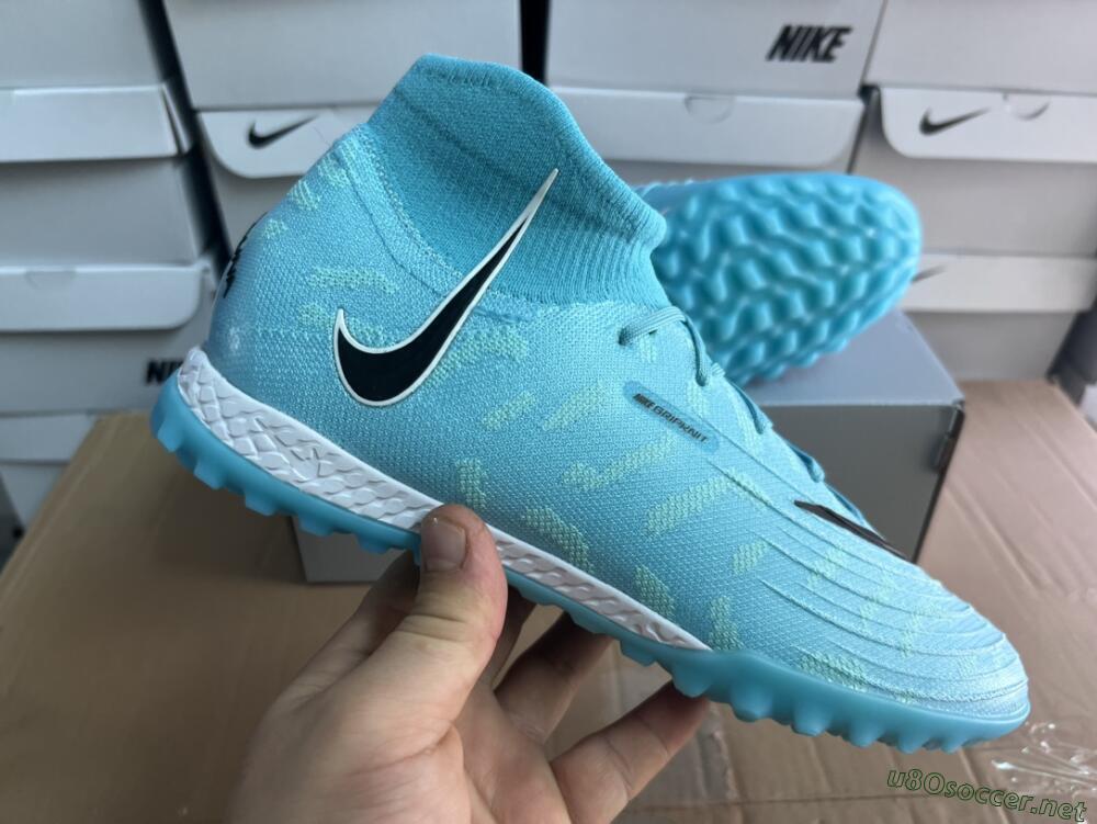 Unisex Nike Phantom Luna Elite NU TF Football Shoes - Blue/Black/White