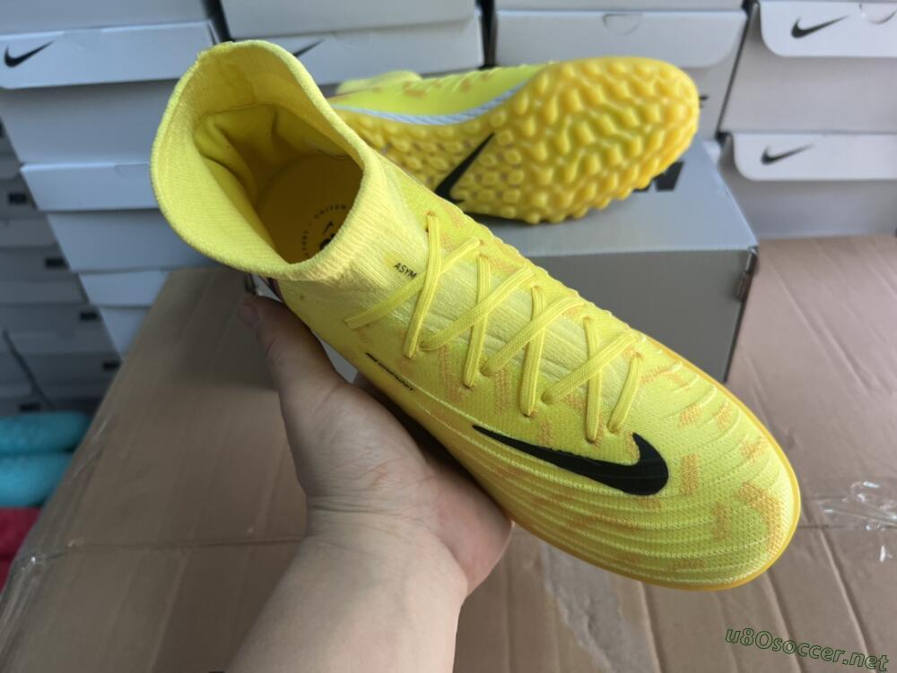Unisex Nike Phantom Luna Elite NU TF Football Shoes - Yellow/Red/Black