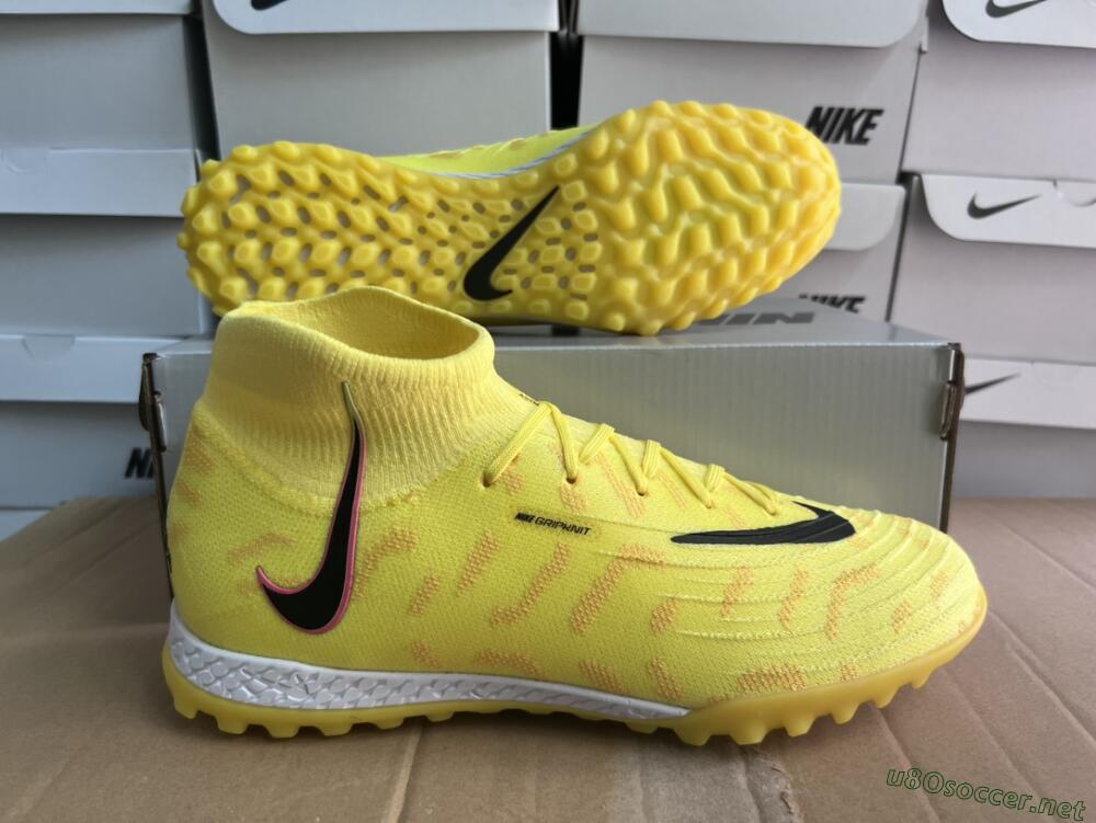 Unisex Nike Phantom Luna Elite NU TF Football Shoes - Yellow/Red/Black
