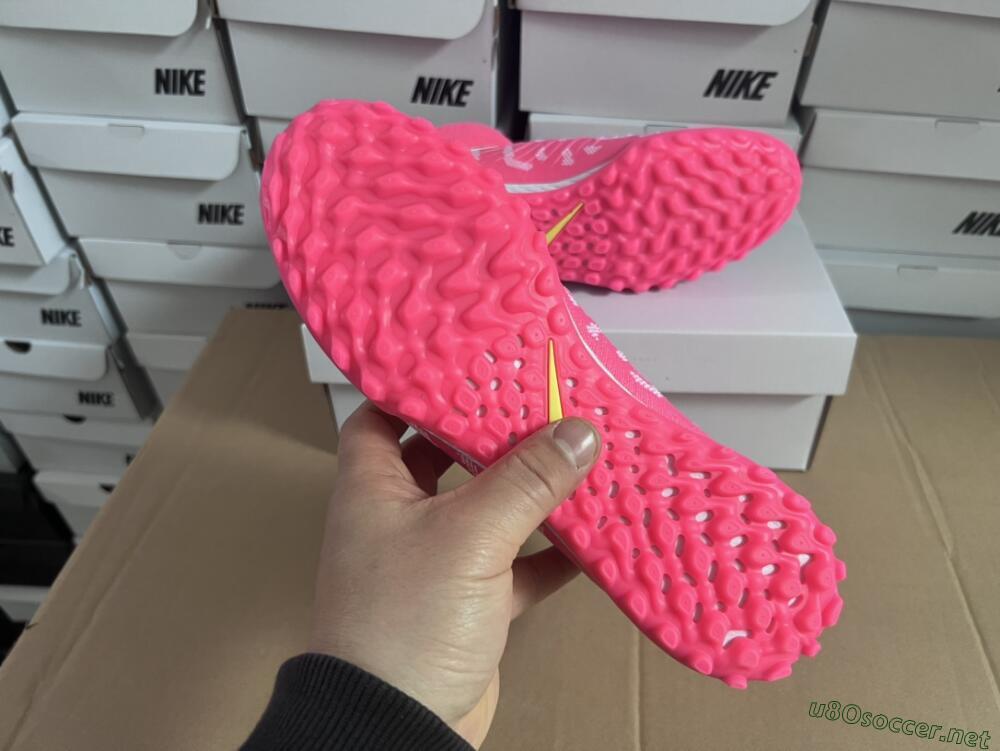 Unisex Nike Phantom Luna 2 Elite TF Football Shoes - Pink/Silver/White