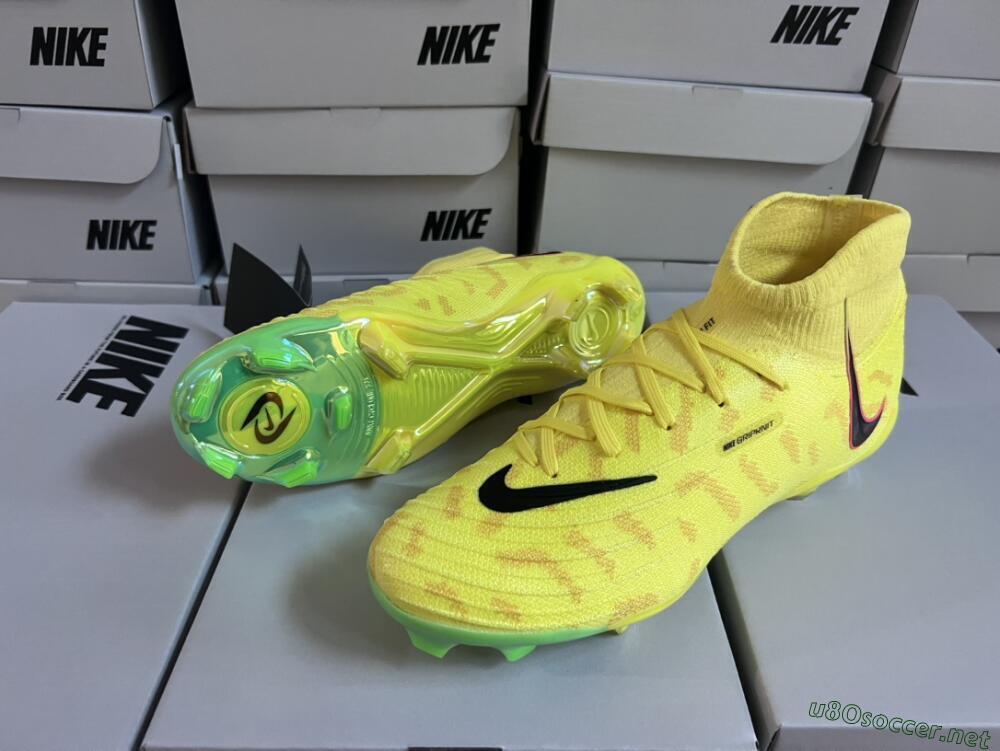 Men's Nike Phantom Luna Elite FG Football Boots - Yellow/Black/Pink