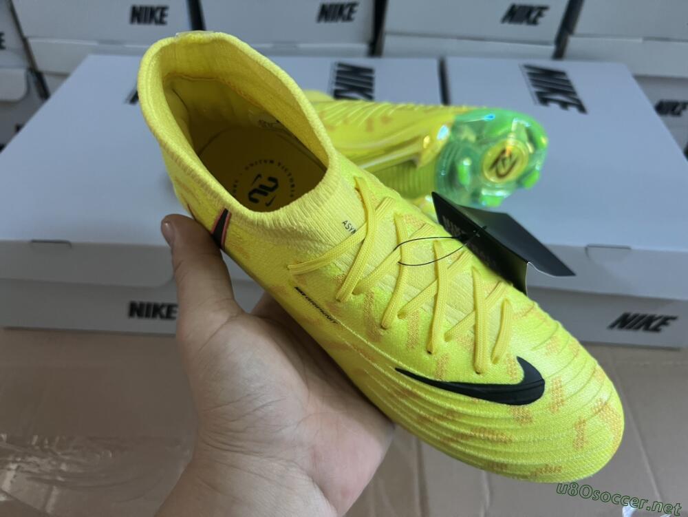 Men's Nike Phantom Luna Elite FG Football Boots - Yellow/Black/Pink