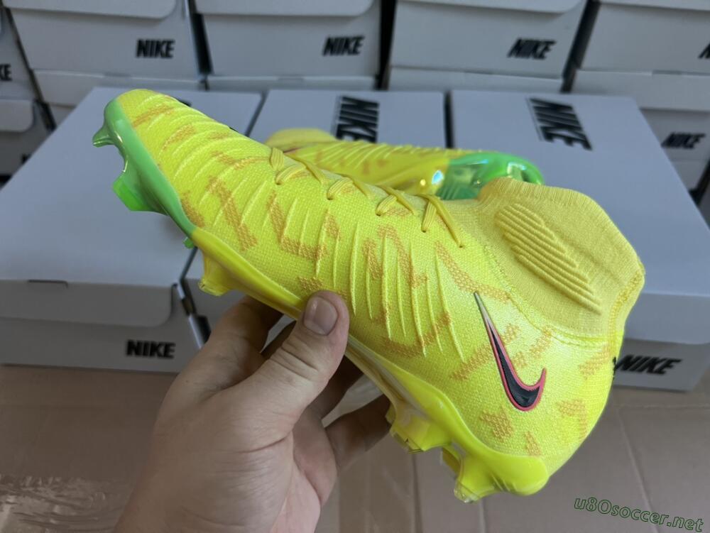 Men's Nike Phantom Luna Elite FG Football Boots - Yellow/Black/Pink