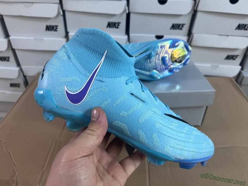 Men's Nike Phantom Luna Elite FG Football Boots - Blue/Purple/White