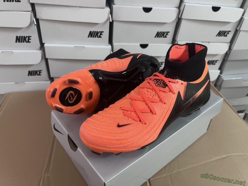 Unisex Nike Phantom Luna Elite NU FG Football Boots - Orange/Black