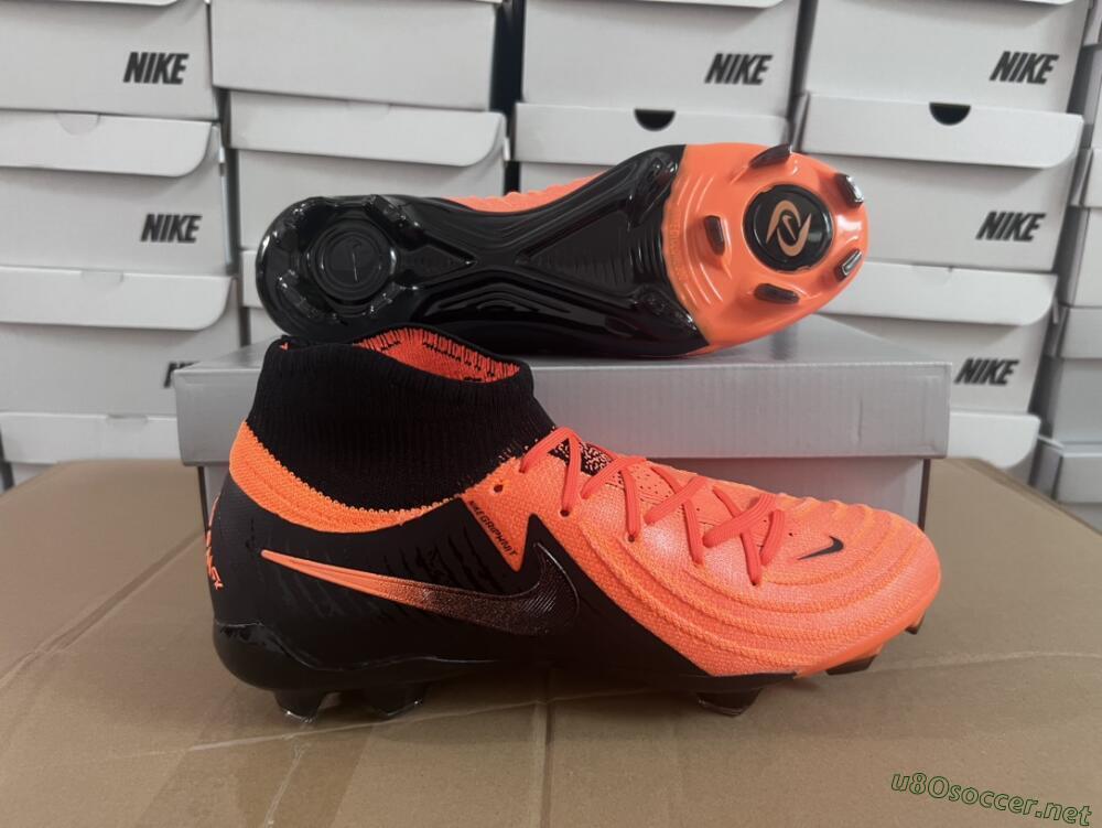 Unisex Nike Phantom Luna Elite NU FG Football Boots - Orange/Black