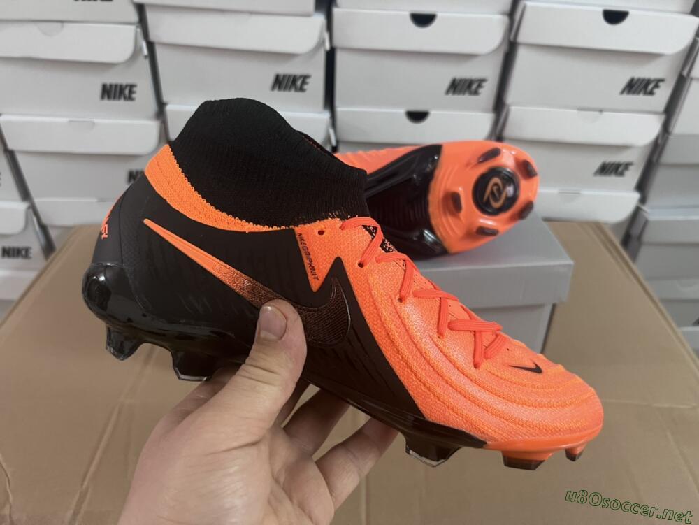 Unisex Nike Phantom Luna Elite NU FG Football Boots - Orange/Black