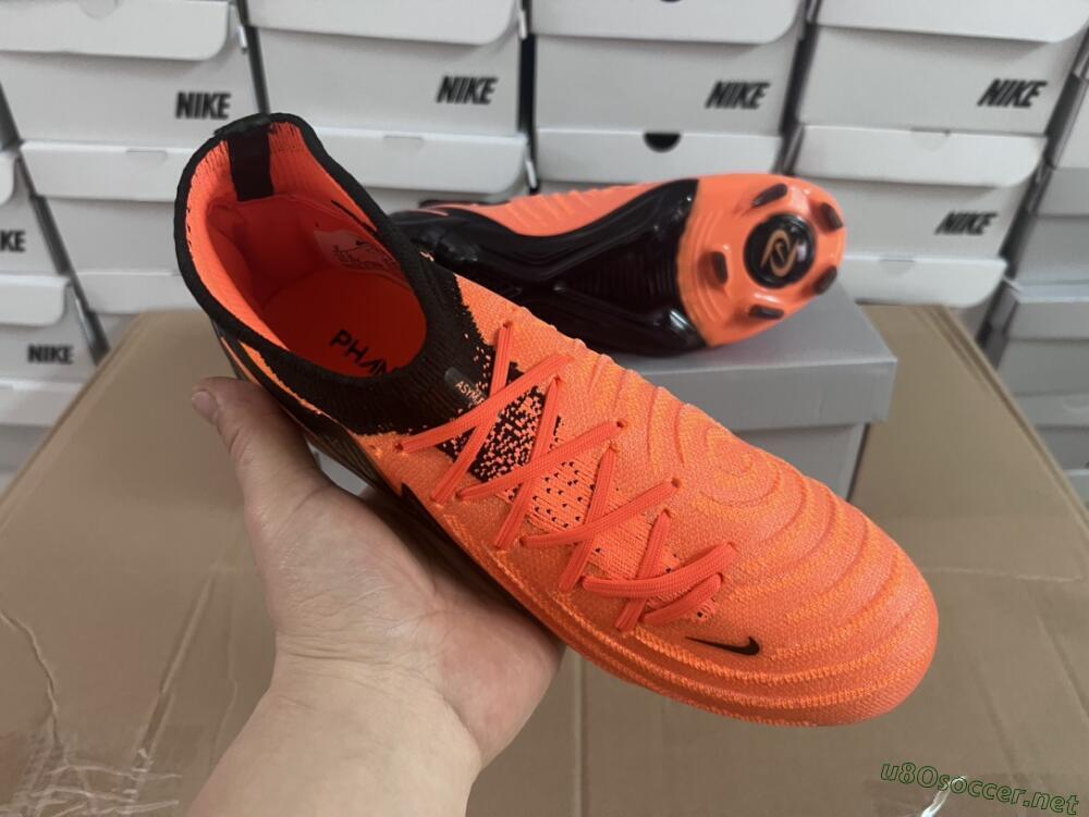 Unisex Nike Phantom Luna Elite NU FG Football Boots - Orange/Black