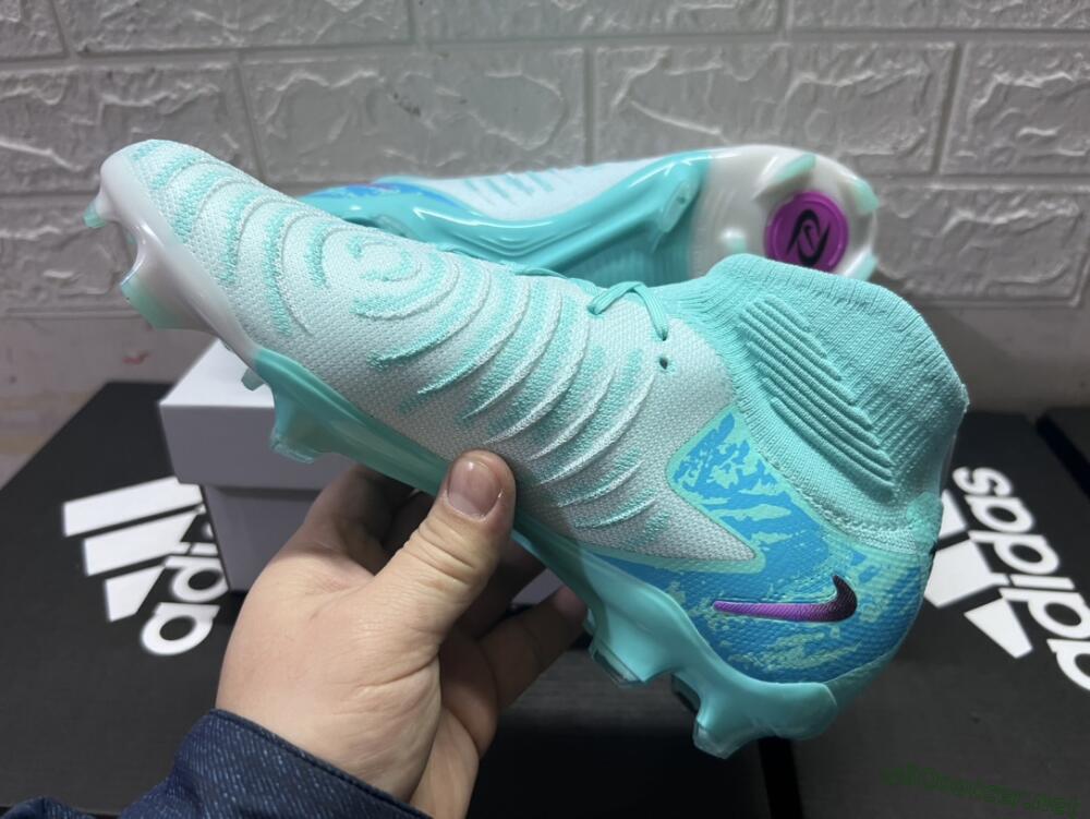 Unisex Nike Phantom Luna 2 Elite LV8 FG Football Boots - Jade/Black/Purple