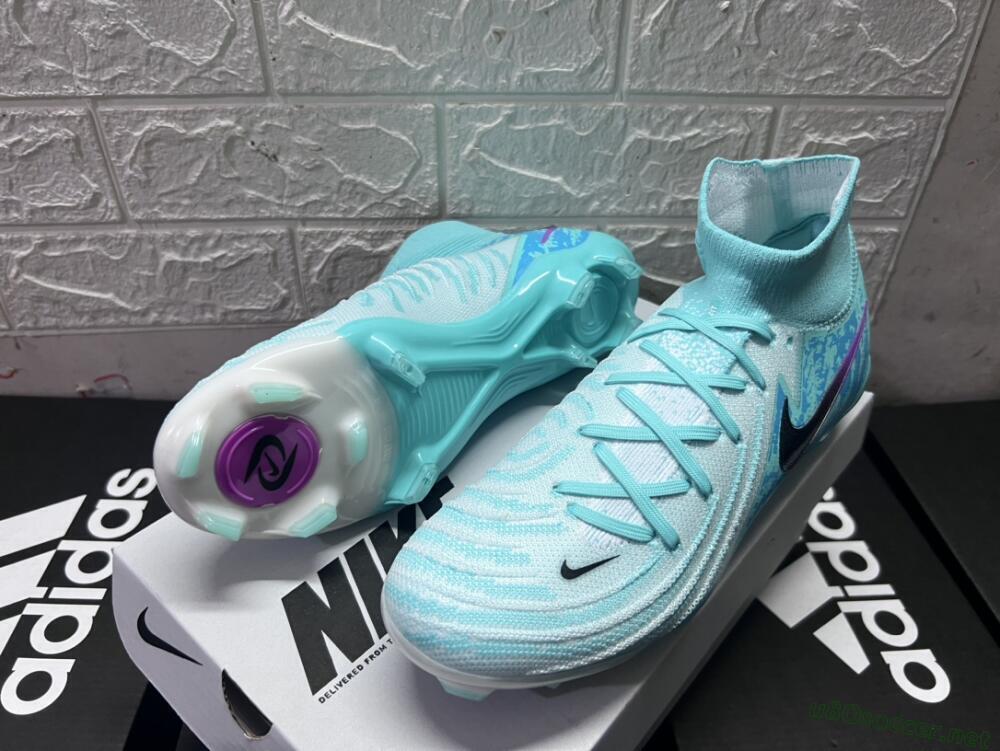 Unisex Nike Phantom Luna 2 Elite LV8 FG Football Boots - Jade/Black/Purple