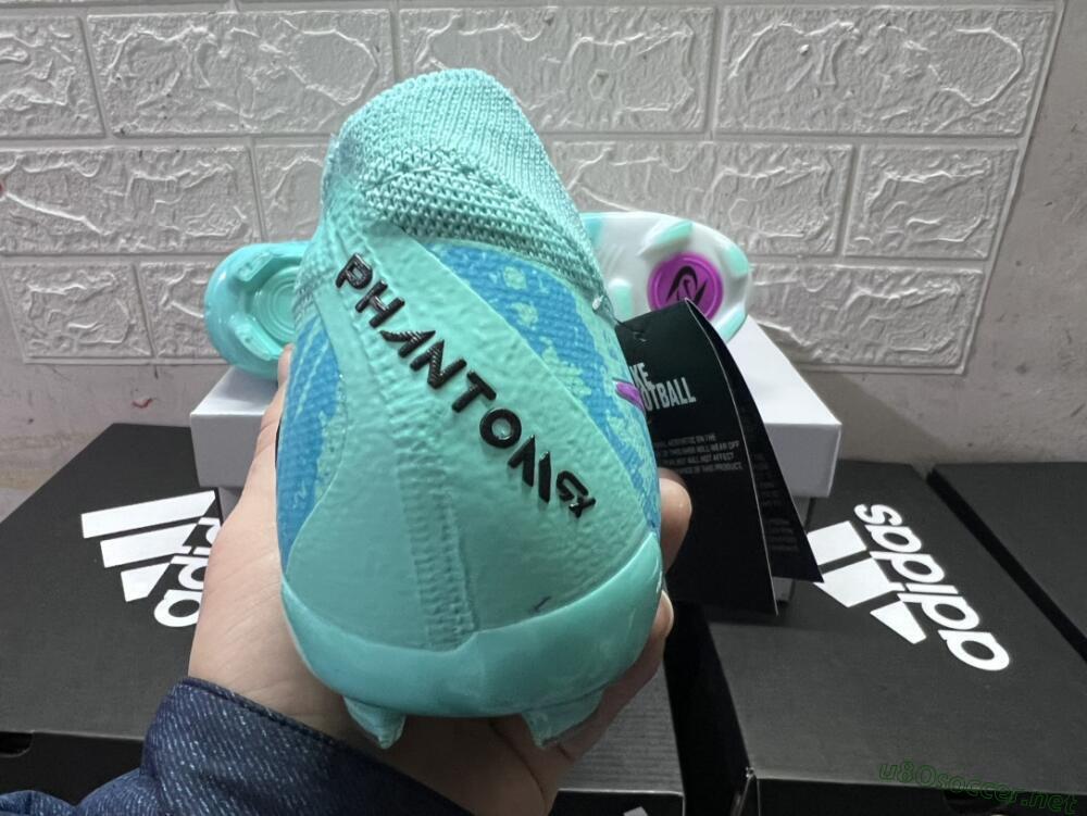 Unisex Nike Phantom Luna 2 Elite LV8 FG Football Boots - Jade/Black/Purple
