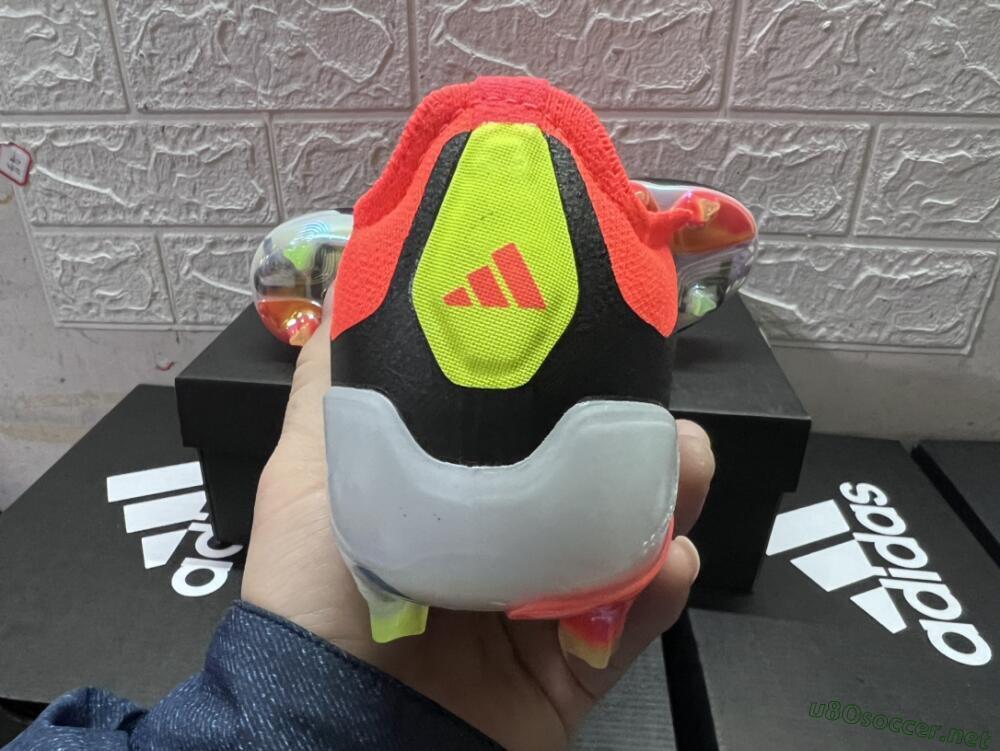 Men's Adidas Predator Elite Foldover Tongue FG Football Boots - White/Black/Red