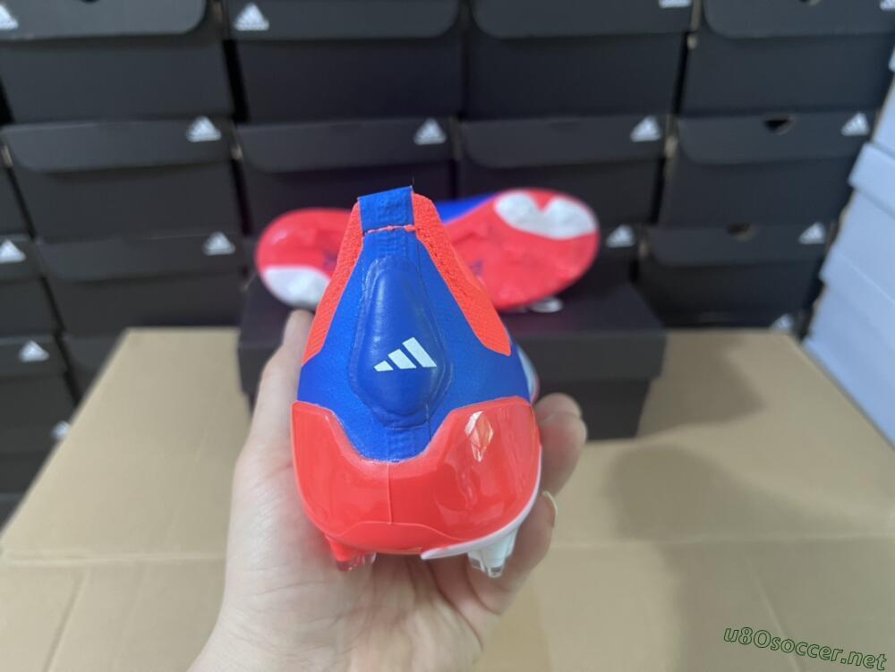 Men's Adidas Predator Elite Laceless FG Football Boots - Blue/White/Red