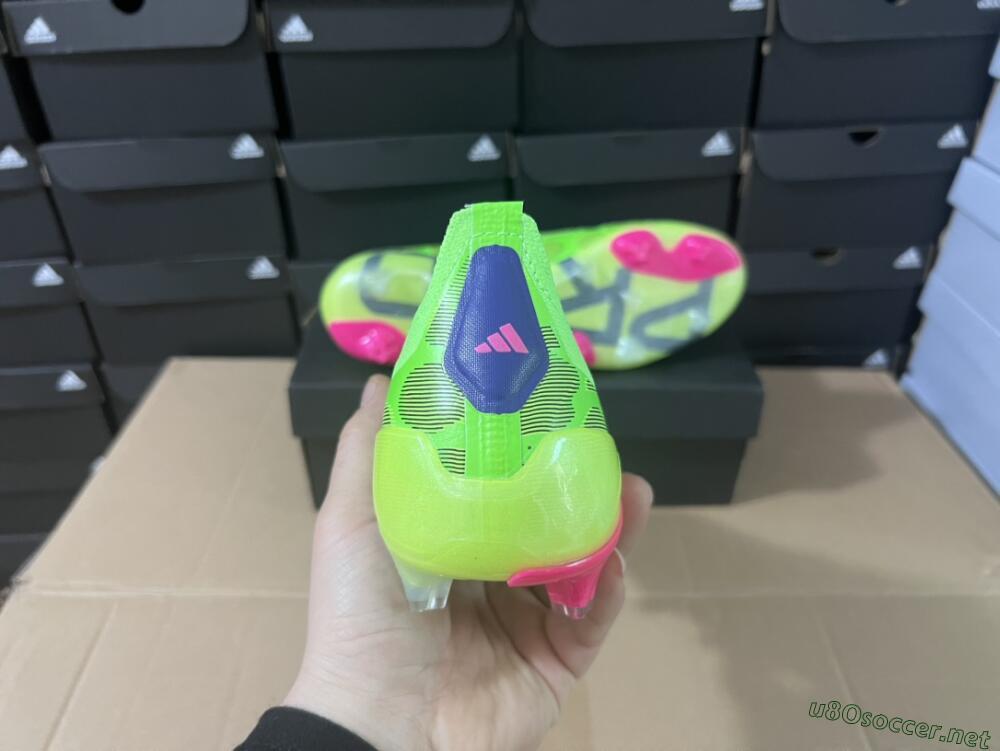 Men's Adidas Predator Accuracy+ FG Football Boots - Green/Purple/Yellow