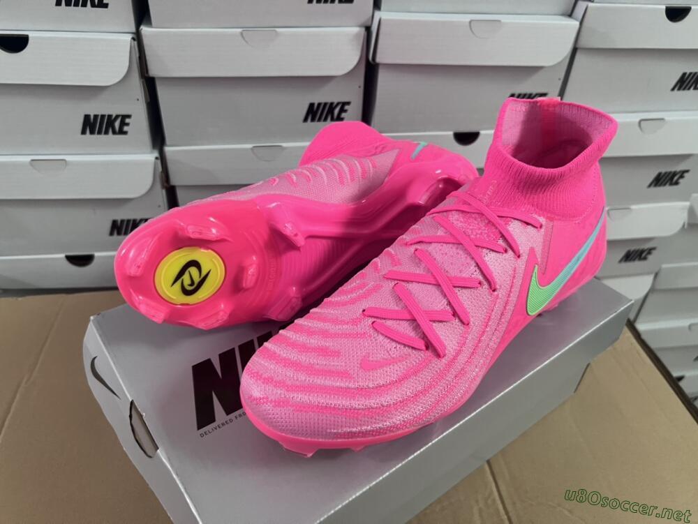 Unisex Nike Phantom Luna Elite NU FG Football Boots - Pink/Yellow/Jade