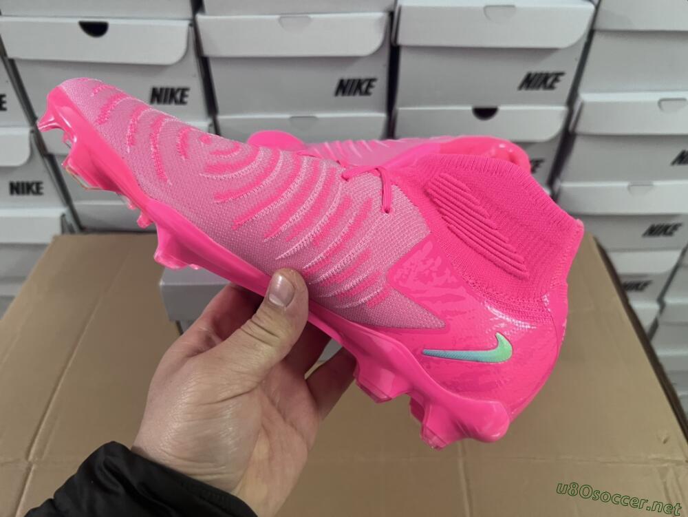Unisex Nike Phantom Luna Elite NU FG Football Boots - Pink/Yellow/Jade