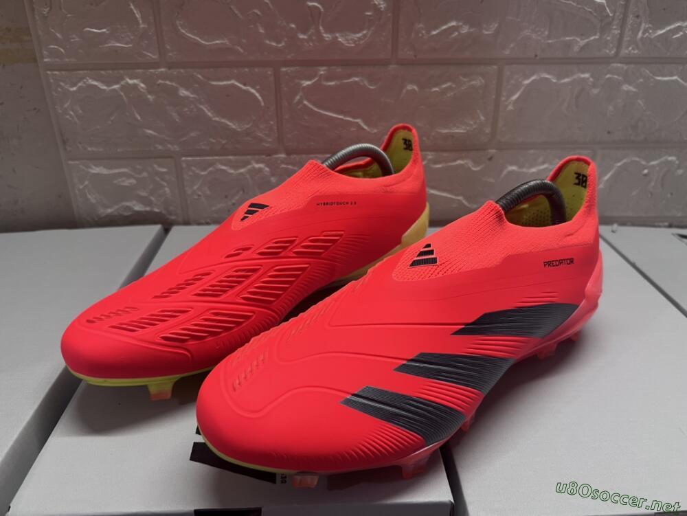 Men's Adidas Predator Accuracy+ FG Football Boots - Red/Black/Blue