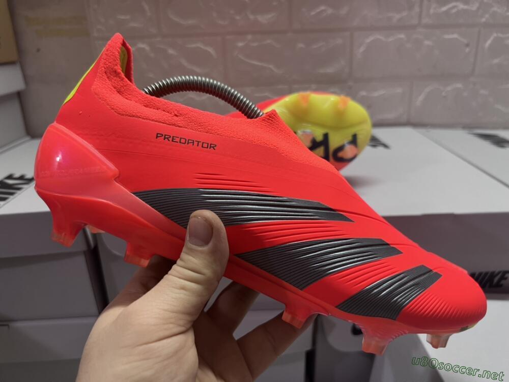 Men's Adidas Predator Accuracy+ FG Football Boots - Red/Black/Blue