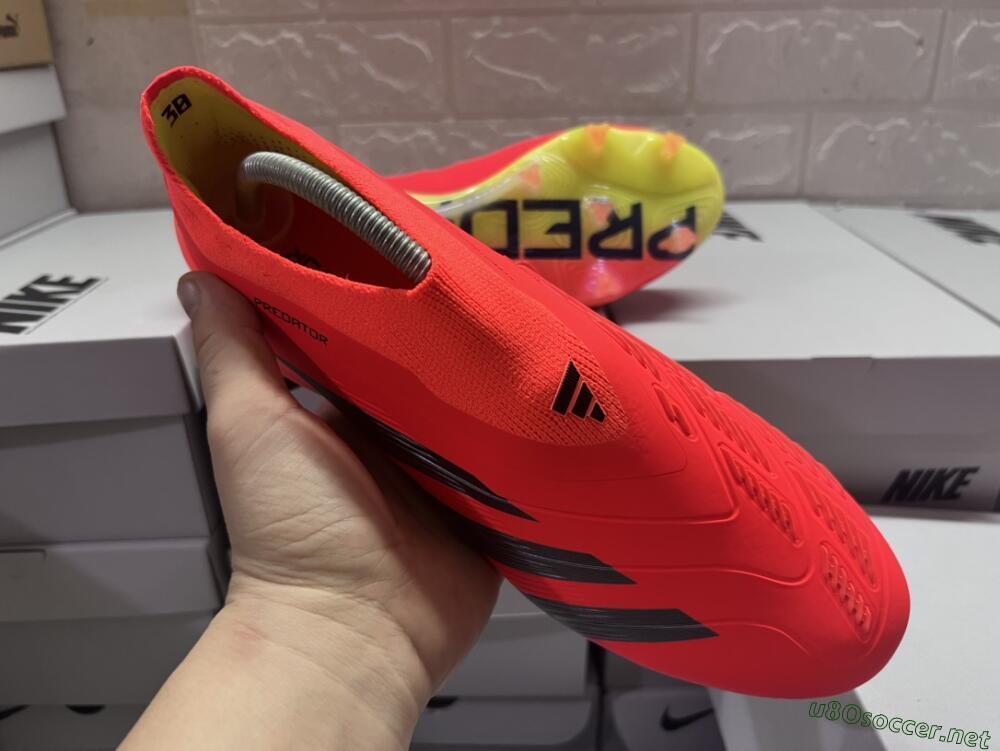 Men's Adidas Predator Accuracy+ FG Football Boots - Red/Black/Blue