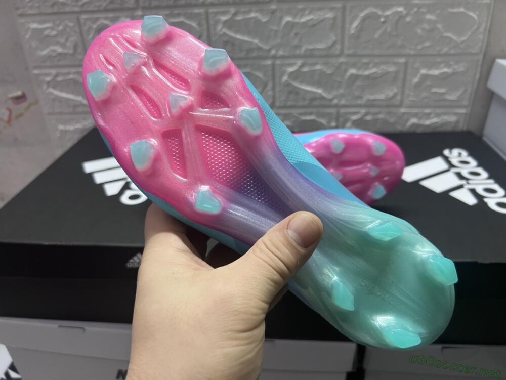 Men's Adidas X Crazyfast.1 Messi.1 FG Football Boots - Blue/Pink/Purple