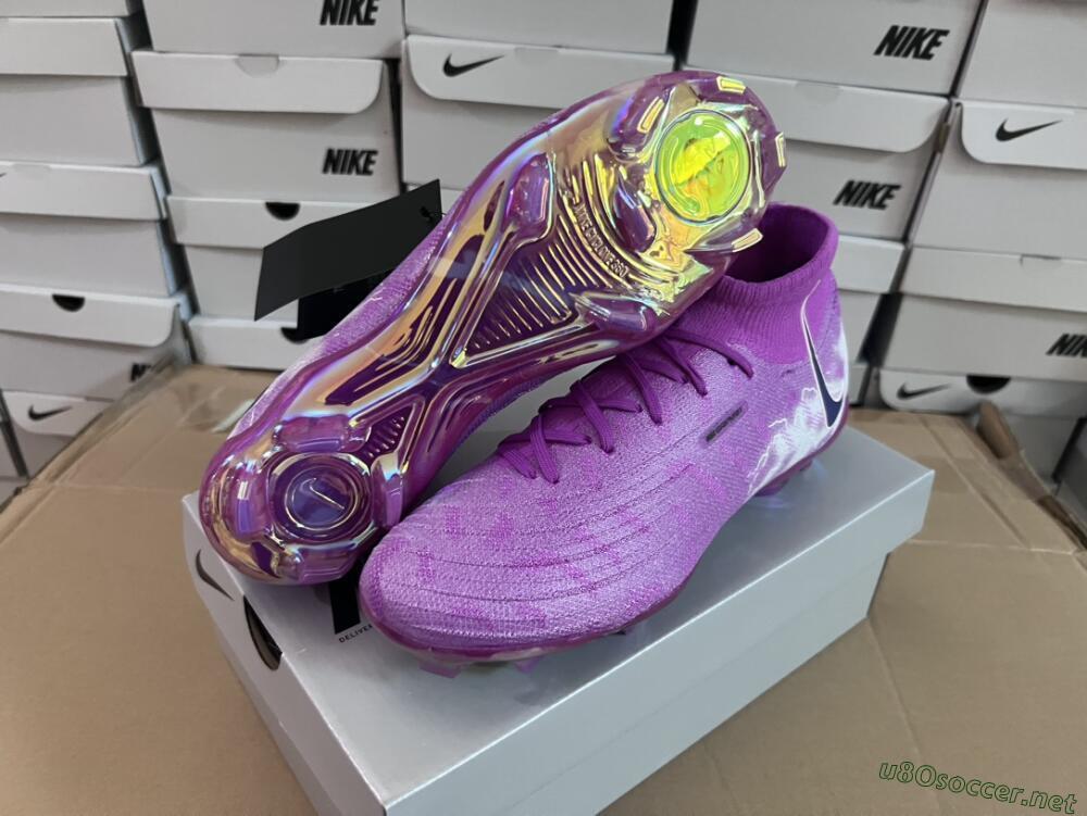 Men's Nike Phantom Luna Elite SE NU FG Football Boots - Fuchsia Dream/Barely Grape