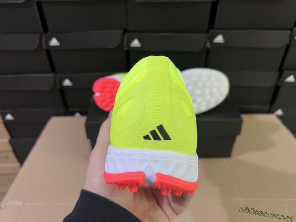 Men's Adidas X Crazyfast.1 TF Football Shoes - Yellow/Black/White