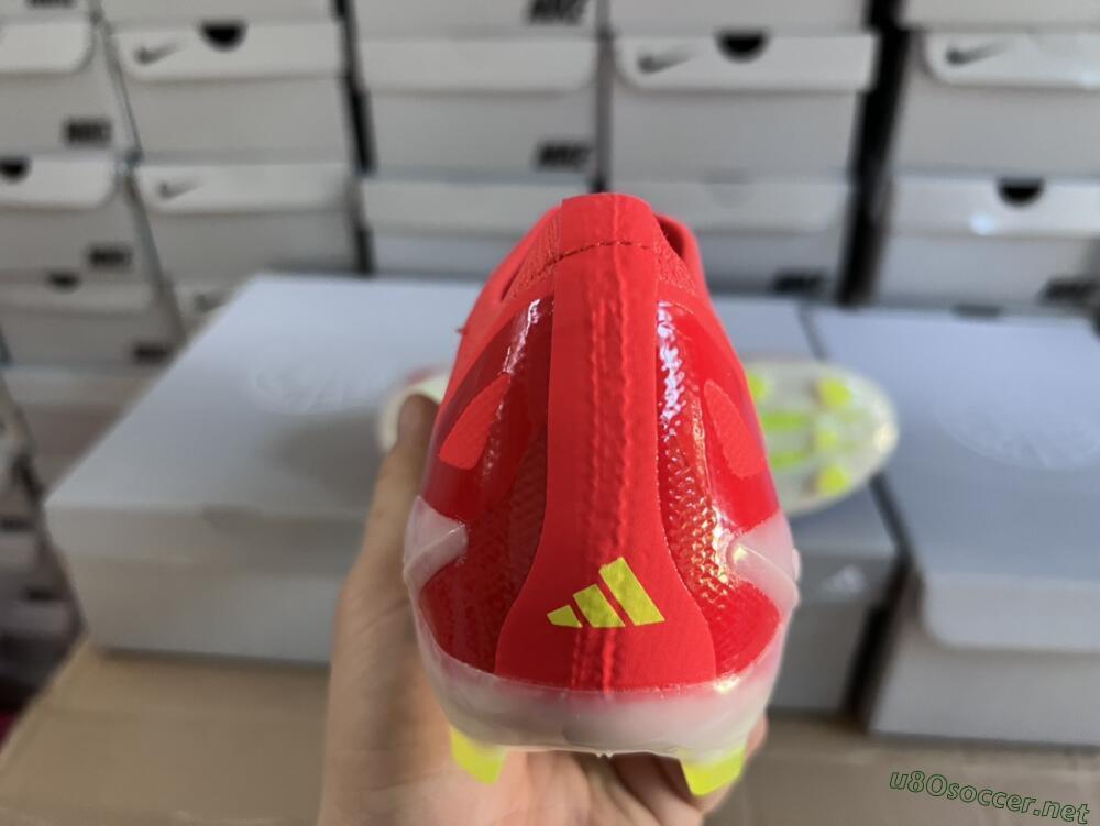 Men's Adidas X Crazyfast.1 FG Football Boots - Red/White/Yellow