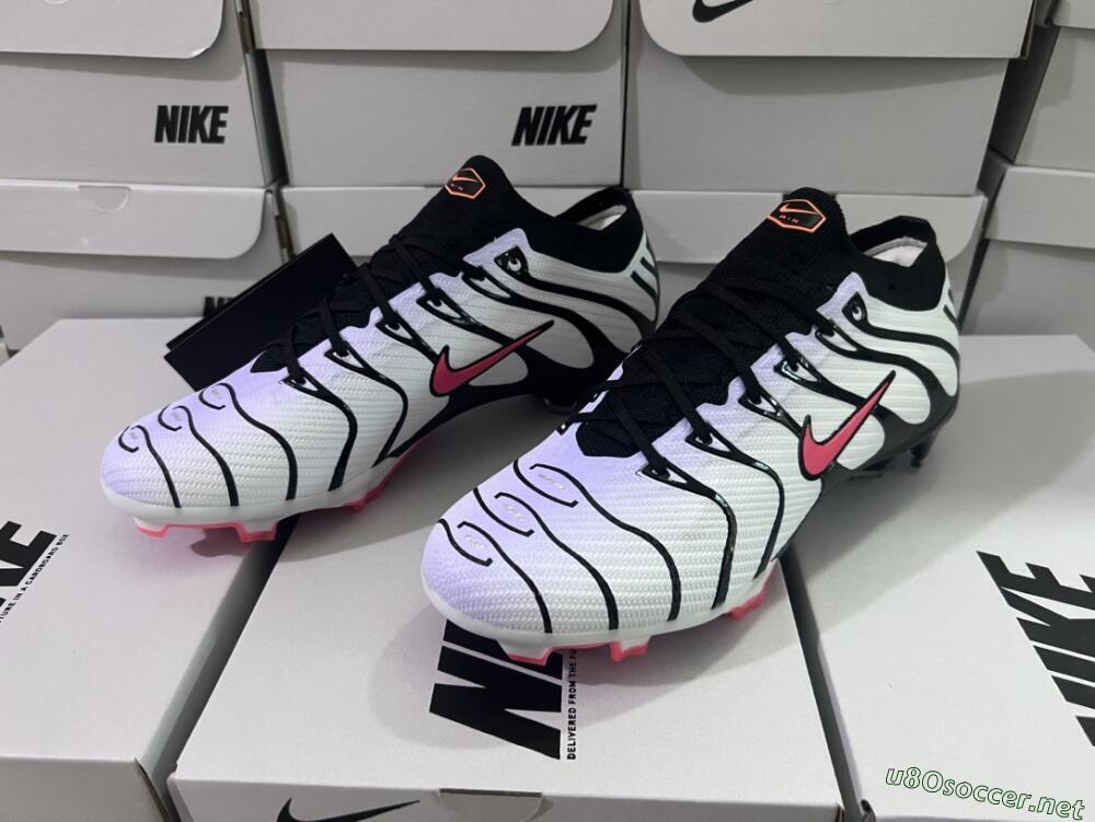 Men's Nike Air Zoom Mercurial Vapor 15 Elite FG Football Boots - White/Black/Red